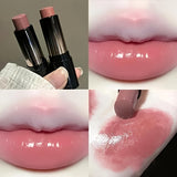 Shimmery Lipstick Deluxe - 6-in-1 Moisturizing Long-Lasting Matte Lip Color with Hydrating & Plumping Effect, Full Coverage for All Skin Types, Berry & Mixed Tones, Ideal for Travel & Work, Adult Age Range