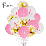 8Pcs Fairy Birthday Balloons Set Baby Girl 1 2 3 4 5 6 7 8 9 Years Old Number Decorations Fairy