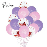 8Pcs Fairy Birthday Balloons Set Baby Girl 1 2 3 4 5 6 7 8 9 Years Old Number Decorations Fairy