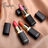 9 Colors Glitter Matte Velvet Nude Lipstick Shimmer Sexy Red Pigments Makeup Long Lasting