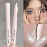 [15 Colors Glitter Eyeliner Pen] 15 colors Glitter Rotating Eyeliner Pen for Eyelid Brightening and Nose and Eye Low Saturation - Long-Lasting and Smudge-Proof For Music Festival