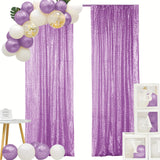 2/4pcs Vibrant Multi-Color Sequin Backdrop Curtain - Sparkling Photography Prop, Birthday Party Decor, Wedding Decoration, Home Decor Accent - Reusable, Easy to Hang, Durable, and Versatile Background Curtain for Memorable Mo