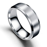 Titanium Steel Frosted Ring Stainless Steel Men's Brushed Ring Ring Jewelry