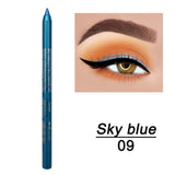 14 Colors Long-lasting Eye Liner Pencil Waterproof Pigment Blue Brown Black Eyeiner Pen Women Fashion Color Eye Makeup Cosmetic