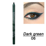 14 Colors Long-lasting Eye Liner Pencil Waterproof Pigment Blue Brown Black Eyeiner Pen Women Fashion Color Eye Makeup Cosmetic