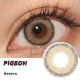 Color Contacts Lenses Women Men Natural Eye Cosmetic Soft Glasses Pigeon Pigeon Brown