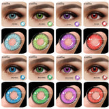 EYESHARE Color Contact Lenses for Eyes 1 Pair Colored Contacted Lenses Yearly Colored Lenses Halloween Cosplay Color Lens Eyes