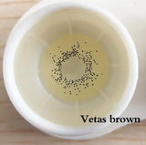 Pisoshare 1 Pair Colored Colorful Diy Cosmetic Eye Glasses Solution Lenses Eyes Color Contacts