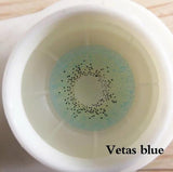 Pisoshare 1 Pair Colored Colorful Diy Cosmetic Eye Glasses Solution Lenses Eyes Color Contacts