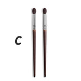 Cosmetic 2/6 pcs Makeup Eye Shadow Brush Set Goat Hair Tool Ultra Soft Make Up Tapered Blender Diffuse Kit Cut Crease Brush