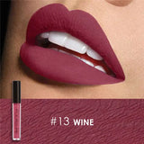 Waterproof Liquid Lipstick Batom Red Velvet Lip Tint Brown Nude Matte Colourful Lipstick Makeup Cosmetics Maquiagem