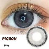 Color Contacts Lenses Women Men Natural Eye Cosmetic Soft Glasses Pigeon Pigeon Gray