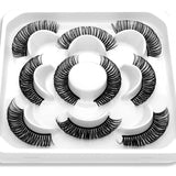 Lashes DD Curl 10-23mm Russian Lashes 3D Mink Eyelashes Reusable Fluffy Russian Strip Lashes eyelashes extensions