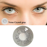 Pisoshare 1 Pair Colored Colorful Diy Cosmetic Eye Glasses Solution Lenses Eyes Color Contacts