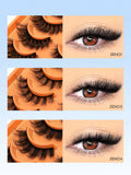Fluffy lashes 3D Faux Mink Lashes Natural False Eyelashes Dramatic Soft Volume Lashes Eyelash Extension Makeup