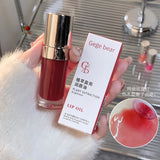 Glass Lip Oil Purple Jelly Violet Transparent Plumper Lip Gloss Makeup Nutritious Liquid Lipstick Brush Lip Care