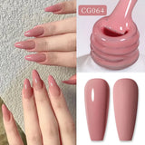 Red Series Gel Nail Polish 10ml Winter Dark Red Glitter Nail Art Varnish Semi Permanent Soak Off UV LED Gel