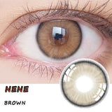 Hotsale 14.20Mm Eye Lenses 1 Year Use Circle Colored Contacts Women Men Anime Accessories Nene Brown