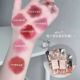 kekemood Mirror Water Lip Gloss Lip Glaze Transparent Glass Lip Oil Waterproof Liquid Lipstick Nude Brown Clear Tint Makeup