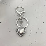 Photo Frame Heart Locket Keychains y2k Handmade Heart-Shaped Small Box Fairy tale Keyring Gift for her