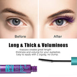 Colorful Slender Mascara Waterproof Fast Drying Curling Eyelashes Extension Multicolor Lashes Makeup Stage And Performance Makeu