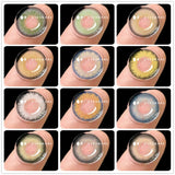 Color Contact Lenses Yearly Eye Contacts 2pcs Colored Contacts Pupils Beauty Makeup Colored Lenses for Eyes Color Contact Lenses