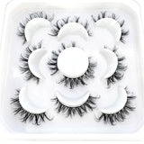 Lashes DD Curl 10-23mm Russian Lashes 3D Mink Eyelashes Reusable Fluffy Russian Strip Lashes eyelashes extensions