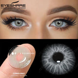 EYESHARE Coloured Contact Lenses for Eyes 1pair Gray Pupils Lens Blue Eye Lenses Green Lens Yearly Brown Contacts Cosmetic Lens