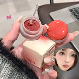 Matte Lip Mud Blush Multipurpose Makeup Waterproof Clay Lipstick Longlasting Non-stick Cup Red Lip Tint Pigment Mousse Cosmetics