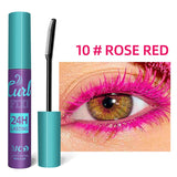 Colorful Slender Mascara Waterproof Fast Drying Curling Eyelashes Extension Multicolor Lashes Makeup Stage And Performance Makeu