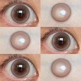 Pink Eye Color Lenses Myopia Color Contact Lenses for Eyes 2pcs/pair Natural Lenses Pupils Brown Blue Grey Fashion Lens