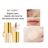 Mini Liquid Concealer High Coverage Corrector Anti Dark Circle Freckle Waterproof Foundation Cream for Face Makeup Base Cosmetic