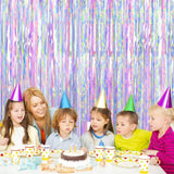 Sparkly Colored Party Rain Curtain for Birthday ,Wedding