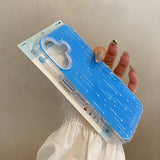 Fashion Meteor Shower Shining Glitter Shockproof Bumper Case For iPhone 16 15 14 13 12 Pro Max Phone Back Cover