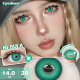 Eyeshare 1Pair/2Pcs Colored Contact Lenses For Eyes Blue Contacts Purple Cosplay Yearly Fashion Eye