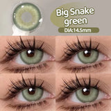 New 1Pair Fashion Big Lenses Myopia Colored Contact Lenses for Eyes Beauty Blue Eyes Lenses Green Pupils Brown Grey Lens