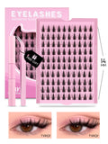 Cluster Lashes Kit Manga Lashes Natural Eyelash extension Cluster Natural Volume Individual Lashes Mixed Tray Lashes
