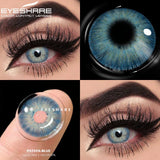 EYESHARE 1 Pair Natural Contact Lenses Colored Contact Lenses for Eyes Yearly Blue Eye Lenses Gray Lens Cosmetics Contact Lenses