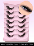Cat Eye Lashes Natural long Clear Band Lashes Winged End Eye Elongated Eyelashes Faux Mink Eyelashes Makeup