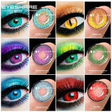 Eyeshare Color Contact Lenses For Eyes 1 Pair Cosplay Halloween Lens Yearly Beautiful Makeup