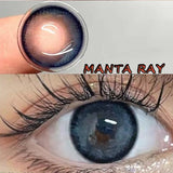 Soft Colored Contact Lens Mate Case Portable Eye Lenses Box Travel Kits Manta Ray