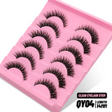 Cat Eye Lashes Faux Mink Eyelashes  Fake Lashes Natural Look Wispy Winged End Eye Elongated Eyelashes
