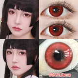 2PCS Blue Cosplay Series Colored Contact Lenses for Eyes With Prescription Cosmetics Pupils Eye Color Lenses Myopia Lens
