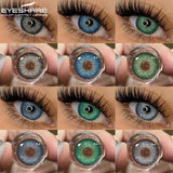 EYESHARE 2pcs New Color Contact Lenses for Eyes High Quality Colored Contact Lenses Yearly Blue Eye Contacts Green Cosmetic Lens