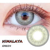 Color Contacts Lenses Women Men Natural Eye Cosmetic Soft Glasses Pigeon Himalaya Green