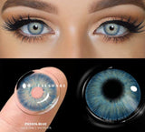1 Pair Color Contact Lenses For Eyes Pattaya Natural Yearly Use Lenses Blue Multicolored Contact Lens Beauty Pupils