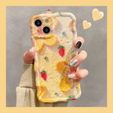 Luxury Laser Flowers Glitter iPhone Case For iPhone 16 Pro Max 15 14 13 12 11 Plus Fashion Soft Silicone Shockproof Bumper Cover