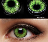 1 Pair Colored Contact Lenses for Eyes Natural Brown Lenses Beauty Fashion Red Lense Blue Lenses Green Eye Contacts