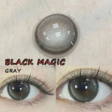 Soft Colored Contact Lens Mate Case Portable Eye Lenses Box Travel Kits Blackmagic Gray