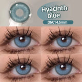 New 1Pair Fashion Big Lenses Myopia Colored Contact Lenses for Eyes Beauty Blue Eyes Lenses Green Pupils Brown Grey Lens